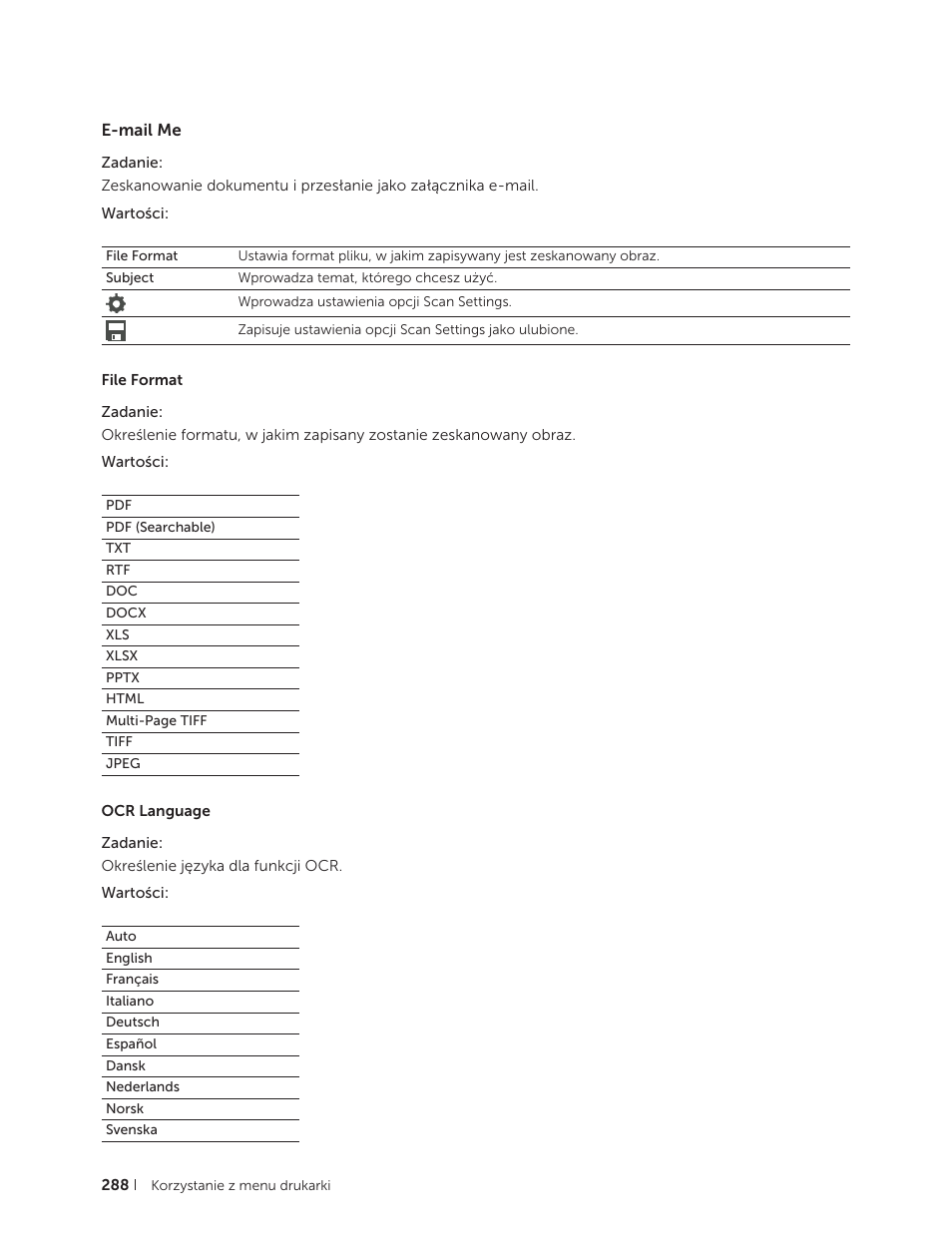 E-mail me | Dell C2665dnf Color Laser Printer User Manual | Page 288 / 564