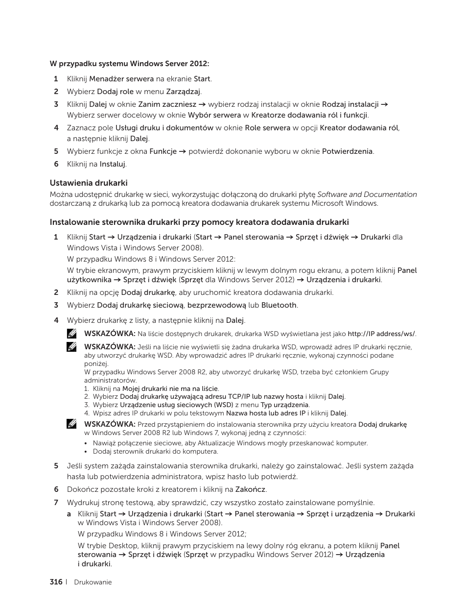 Ustawienia drukarki | Dell C2665dnf Color Laser Printer User Manual | Page 316 / 564