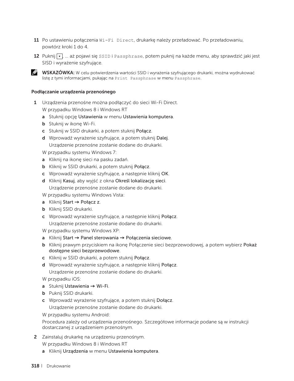 Dell C2665dnf Color Laser Printer User Manual | Page 318 / 564