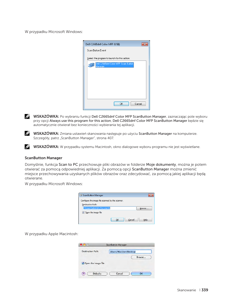 Dell C2665dnf Color Laser Printer User Manual | Page 339 / 564