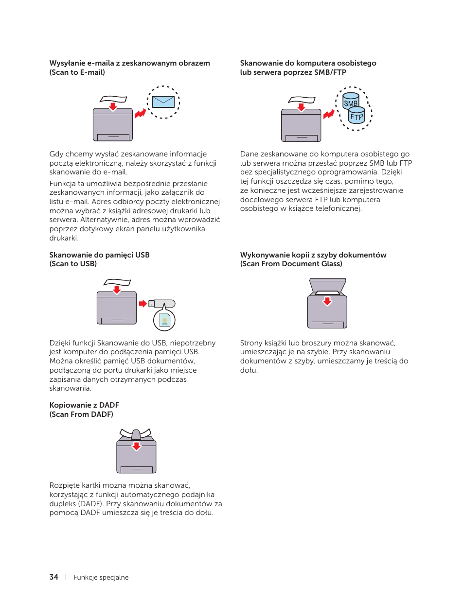 Dell C2665dnf Color Laser Printer User Manual | Page 34 / 564