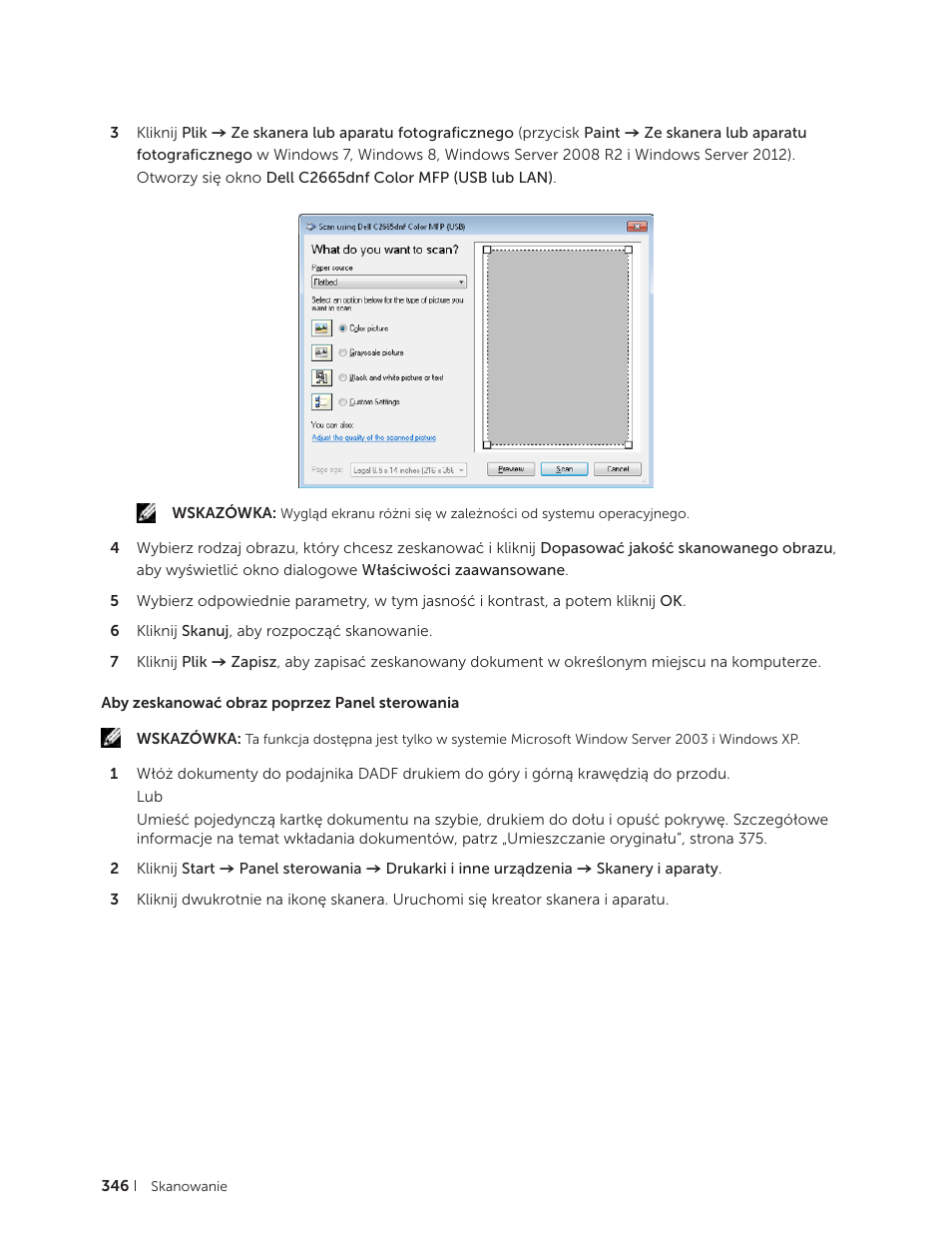 Dell C2665dnf Color Laser Printer User Manual | Page 346 / 564