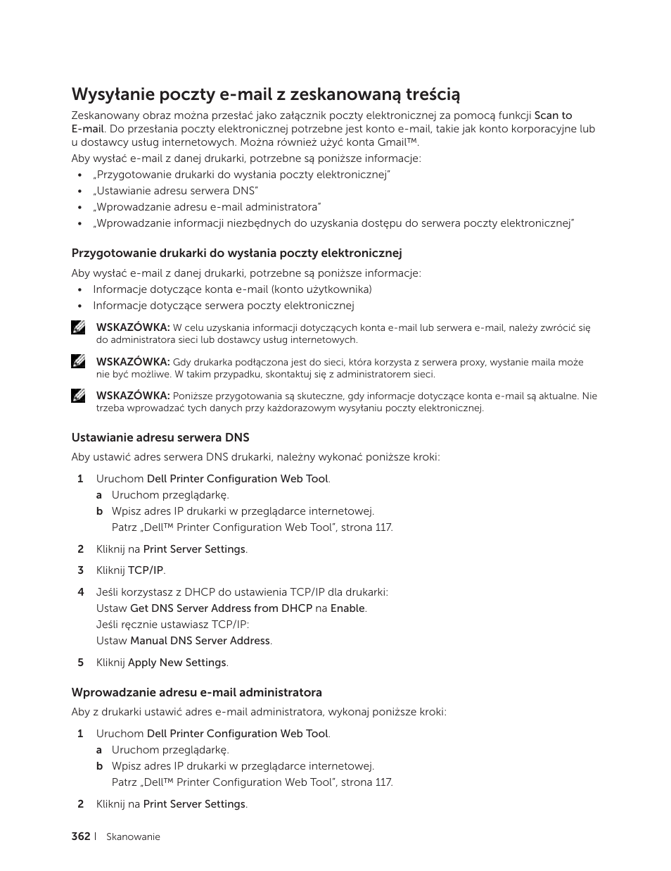 Dell C2665dnf Color Laser Printer User Manual | Page 362 / 564