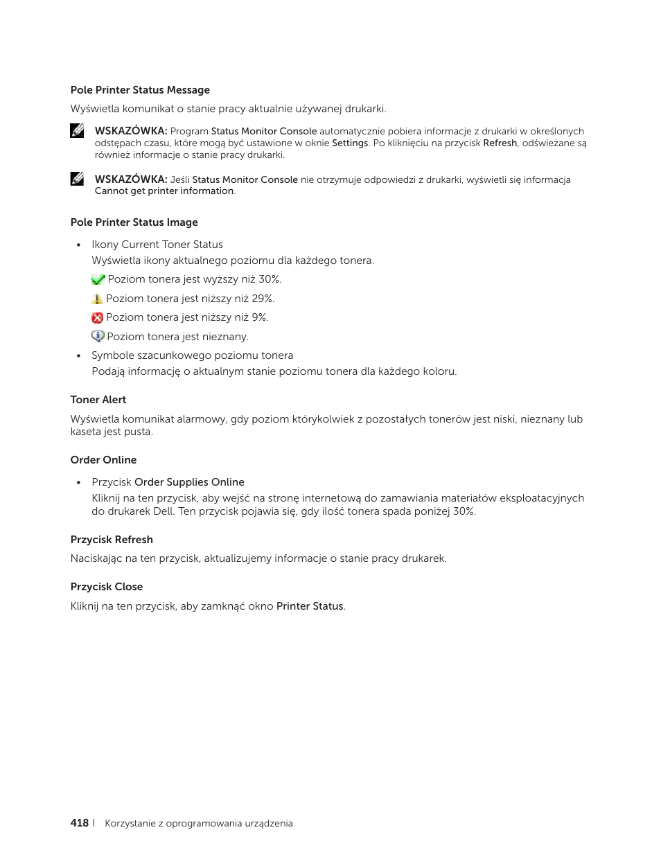 Dell C2665dnf Color Laser Printer User Manual | Page 418 / 564