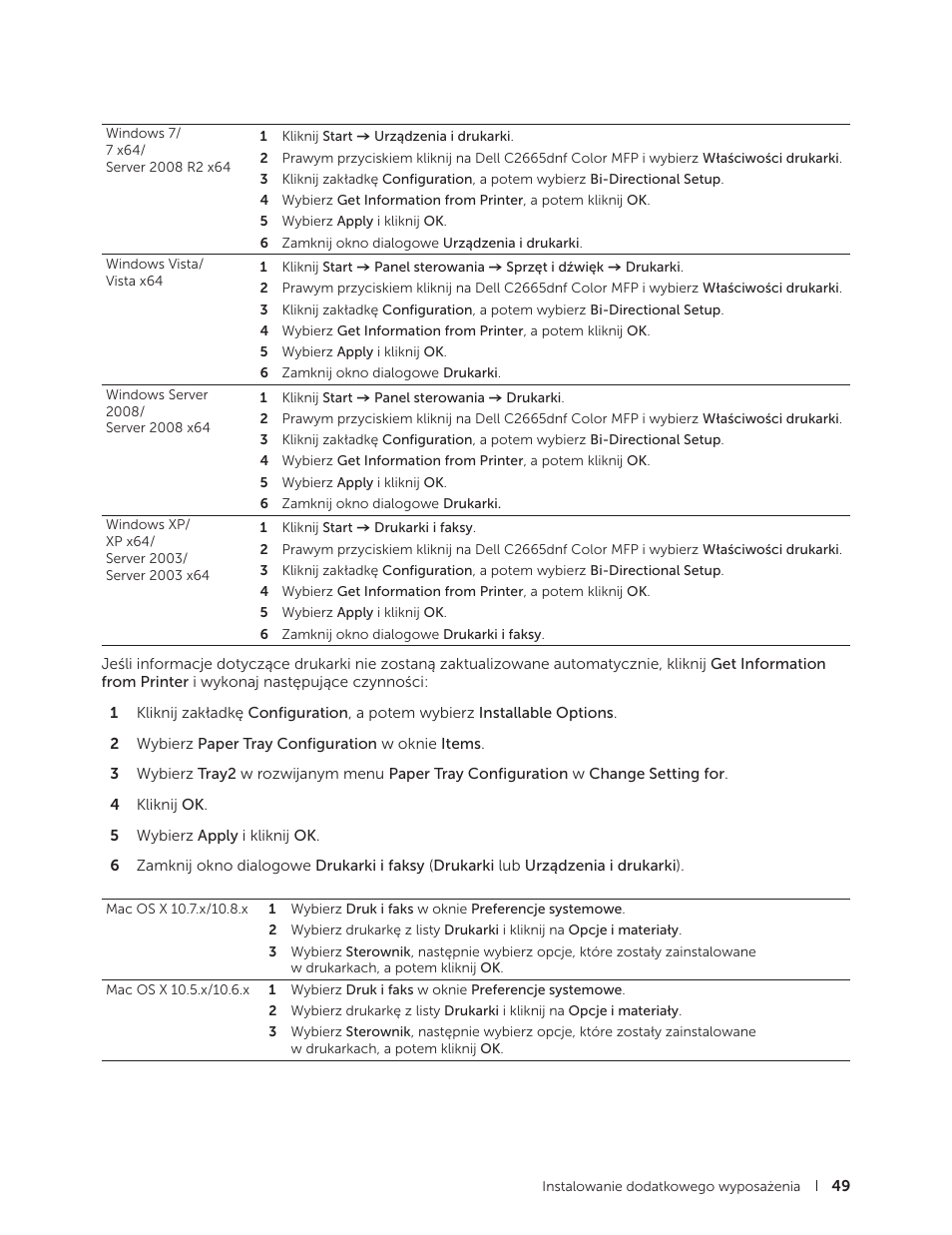 Dell C2665dnf Color Laser Printer User Manual | Page 49 / 564