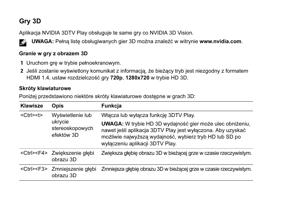 Gry 3d | Dell XPS 15 (L501X, Late 2010) User Manual | Page 30 / 42