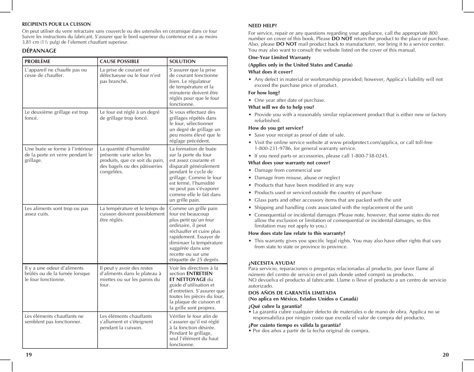 Black & Decker CTO650 User Manual | Page 11 / 13