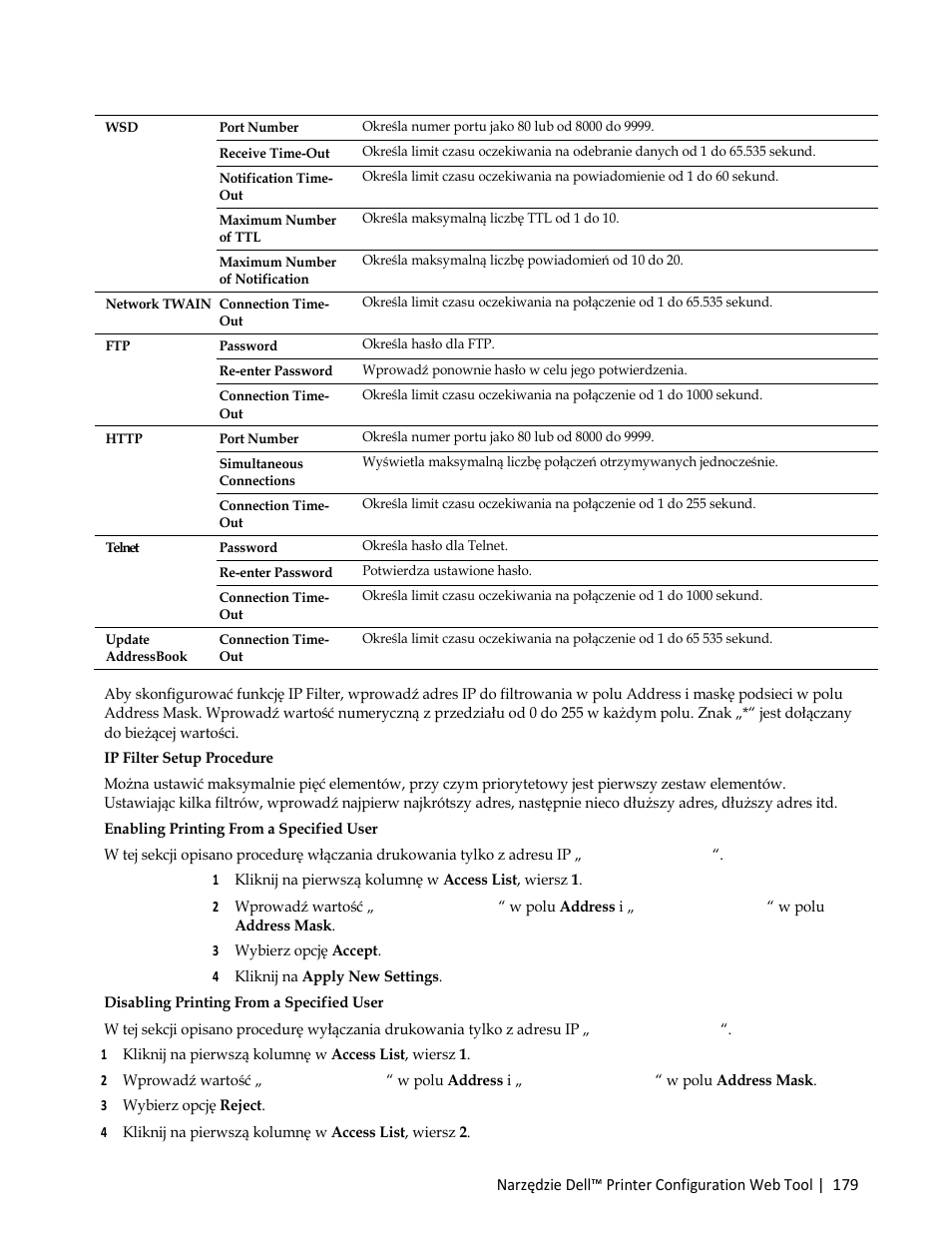 Dell C3765dnf Color Laser Printer User Manual | Page 181 / 580