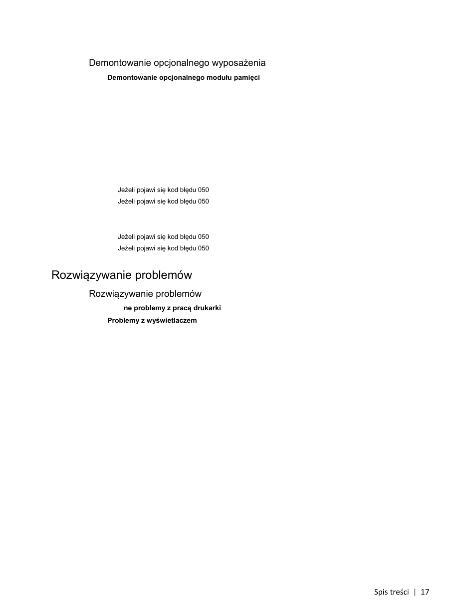 Rozwiązywanie problemów | Dell C3765dnf Color Laser Printer User Manual | Page 19 / 580