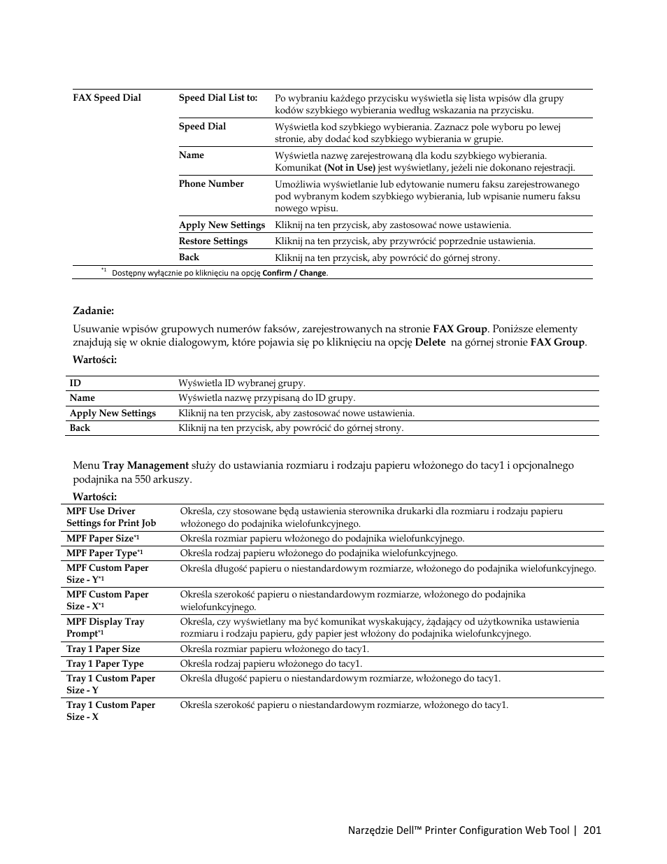 Tray management | Dell C3765dnf Color Laser Printer User Manual | Page 203 / 580