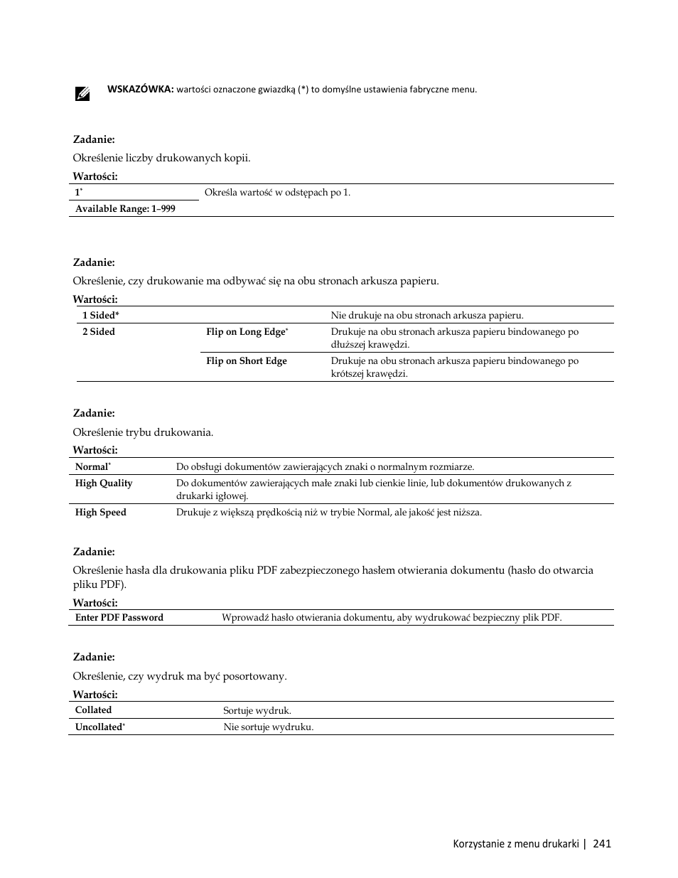 Dell C3765dnf Color Laser Printer User Manual | Page 243 / 580
