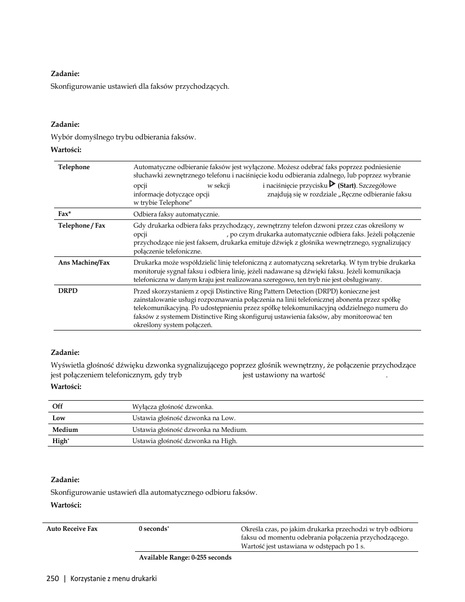 Dell C3765dnf Color Laser Printer User Manual | Page 252 / 580
