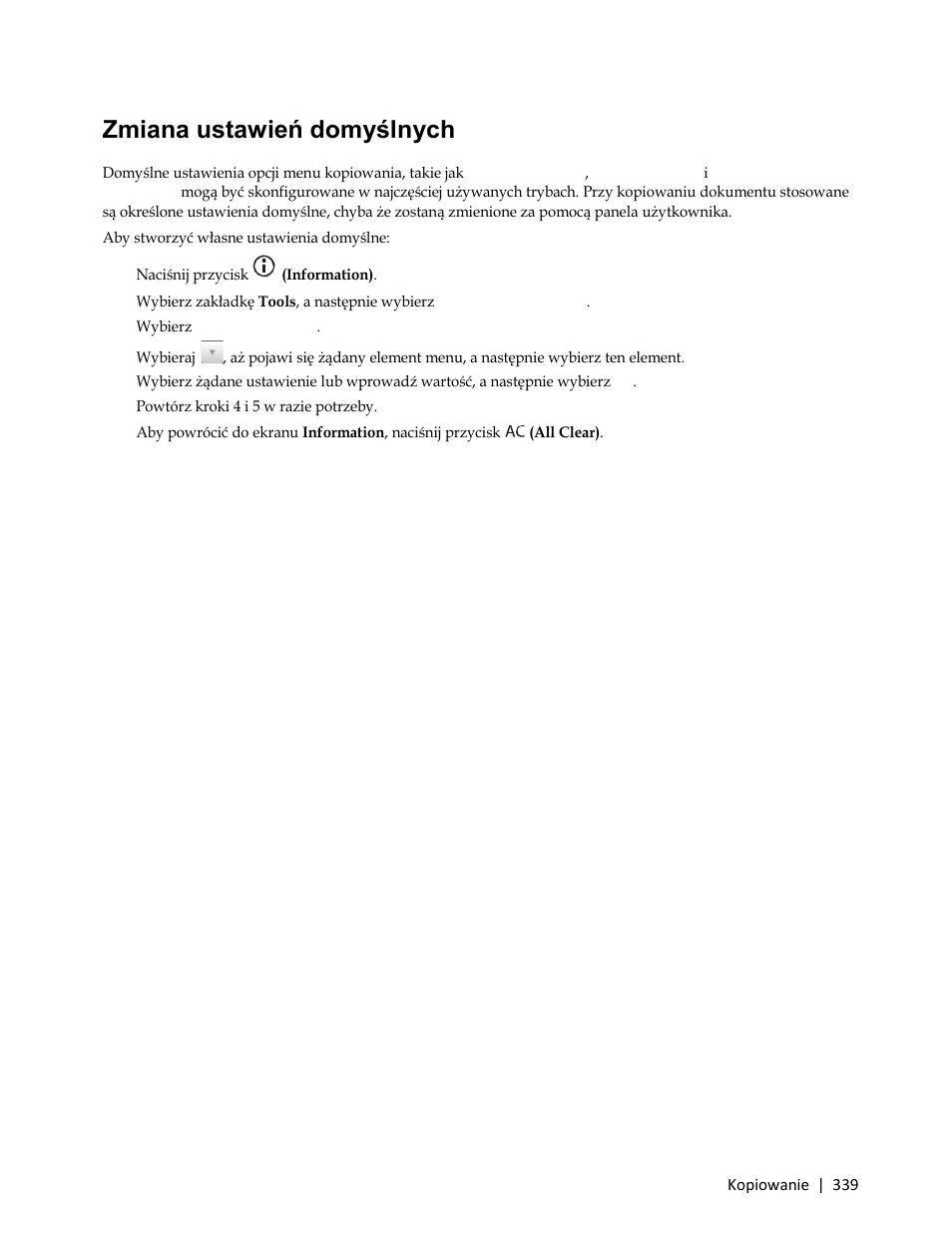 Zmiana ustawień domyślnych, Skanowanie | Dell C3765dnf Color Laser Printer User Manual | Page 341 / 580
