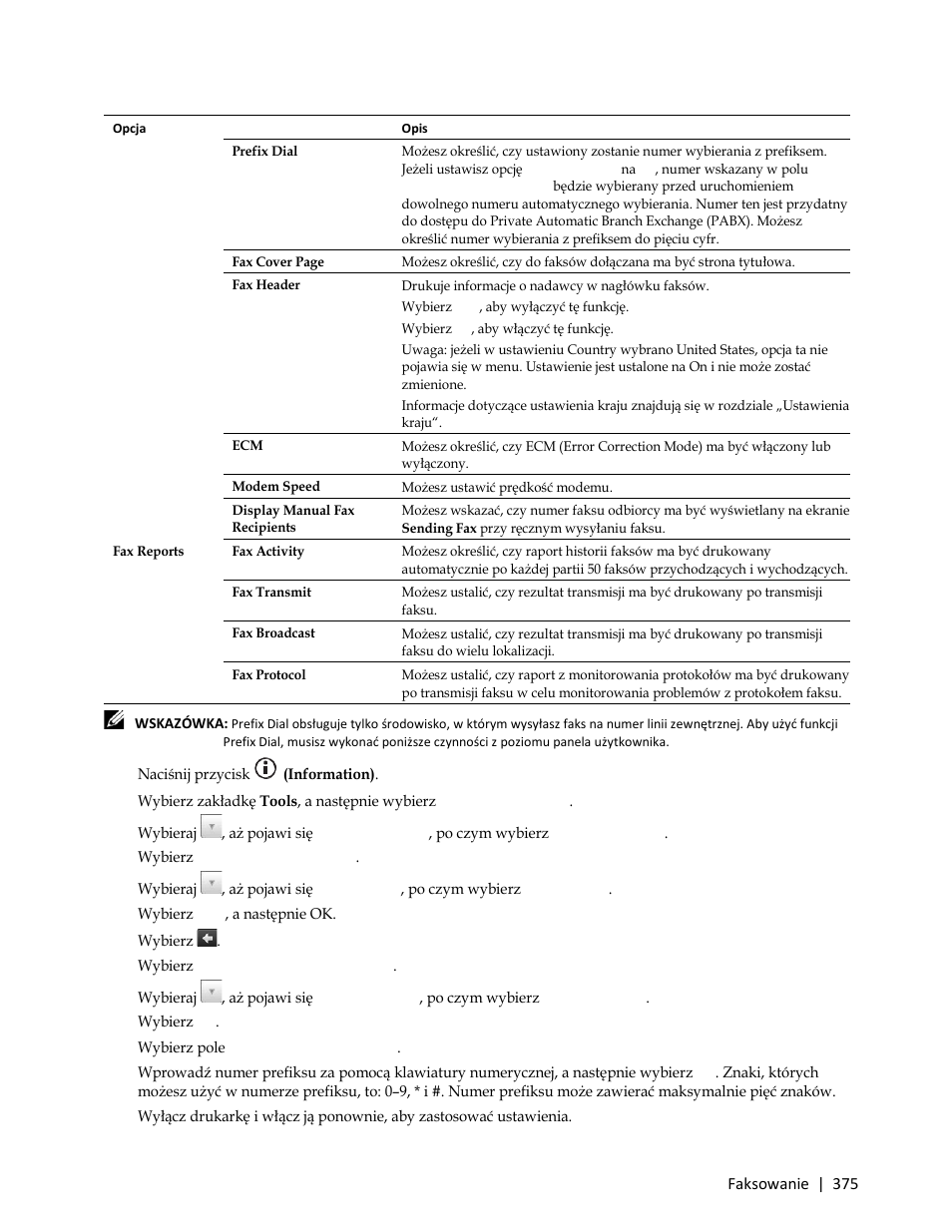 Dell C3765dnf Color Laser Printer User Manual | Page 377 / 580