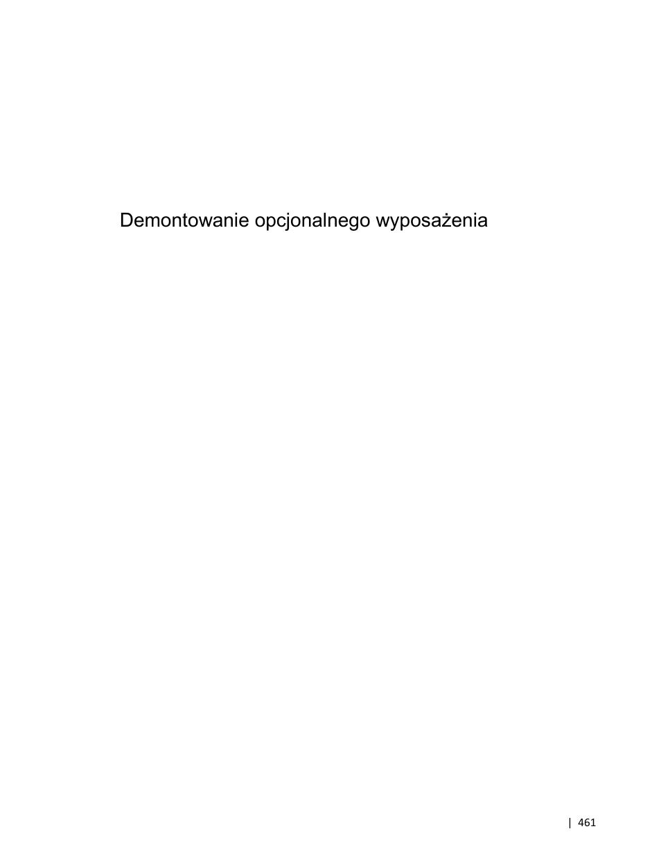 Konserwacja drukarki, 30 konserwacja drukarki 463, 31 demontowanie opcjonalnego wyposażenia 503 | 32 usuwanie zatorów 513 | Dell C3765dnf Color Laser Printer User Manual | Page 463 / 580