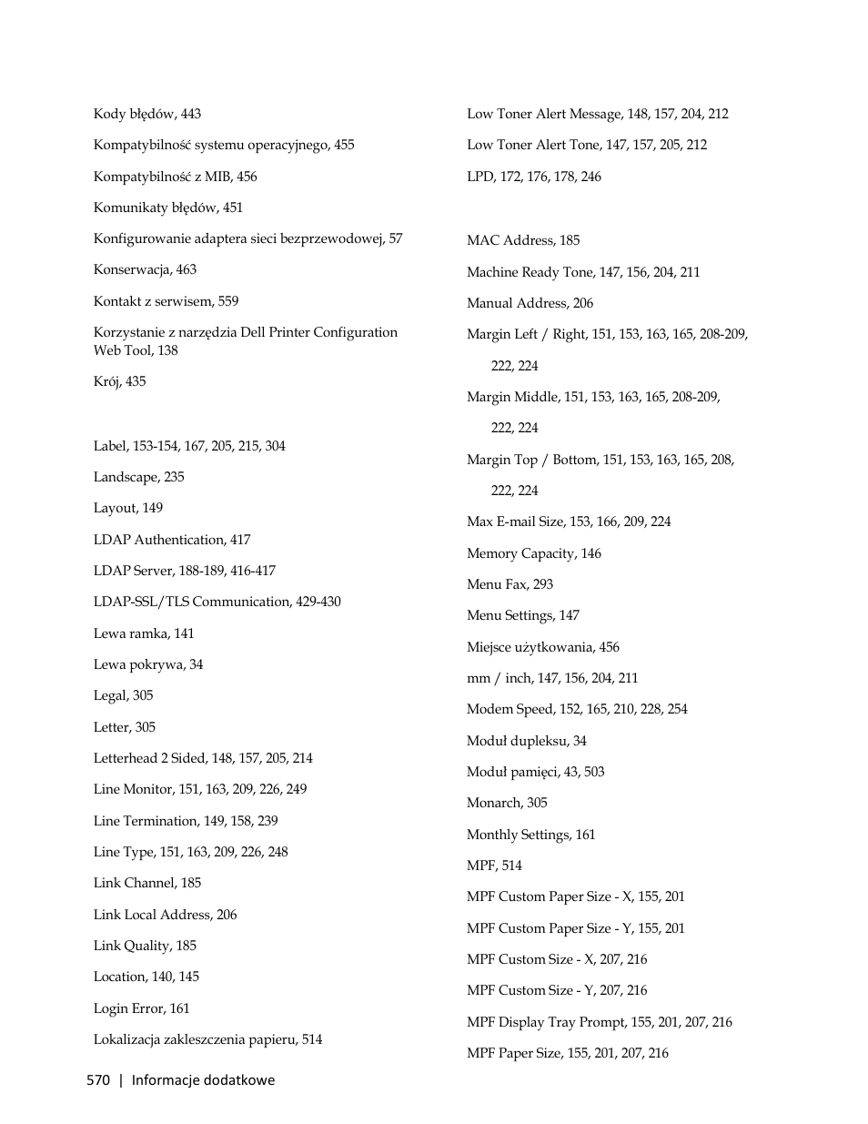 Dell C3765dnf Color Laser Printer User Manual | Page 572 / 580