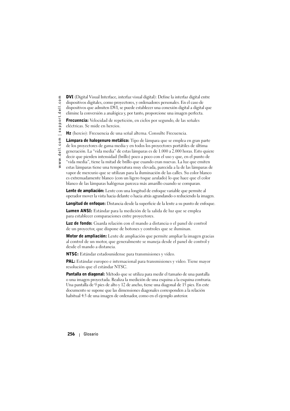 Dell Projector 1200MP User Manual | Page 256 / 904