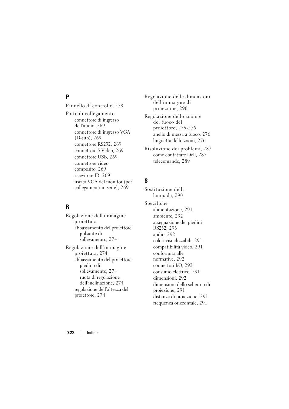 Dell Projector 1200MP User Manual | Page 322 / 904