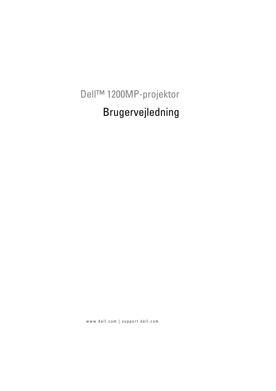 Dell™ 1200mp-projektor, Brugervejledning | Dell Projector 1200MP User Manual | Page 525 / 904