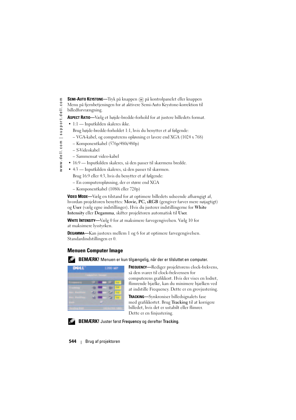 Menuen computer image | Dell Projector 1200MP User Manual | Page 544 / 904