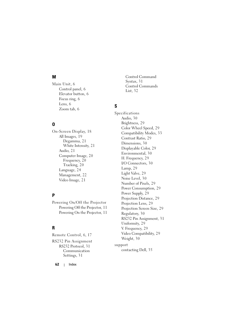 Dell Projector 1200MP User Manual | Page 62 / 904