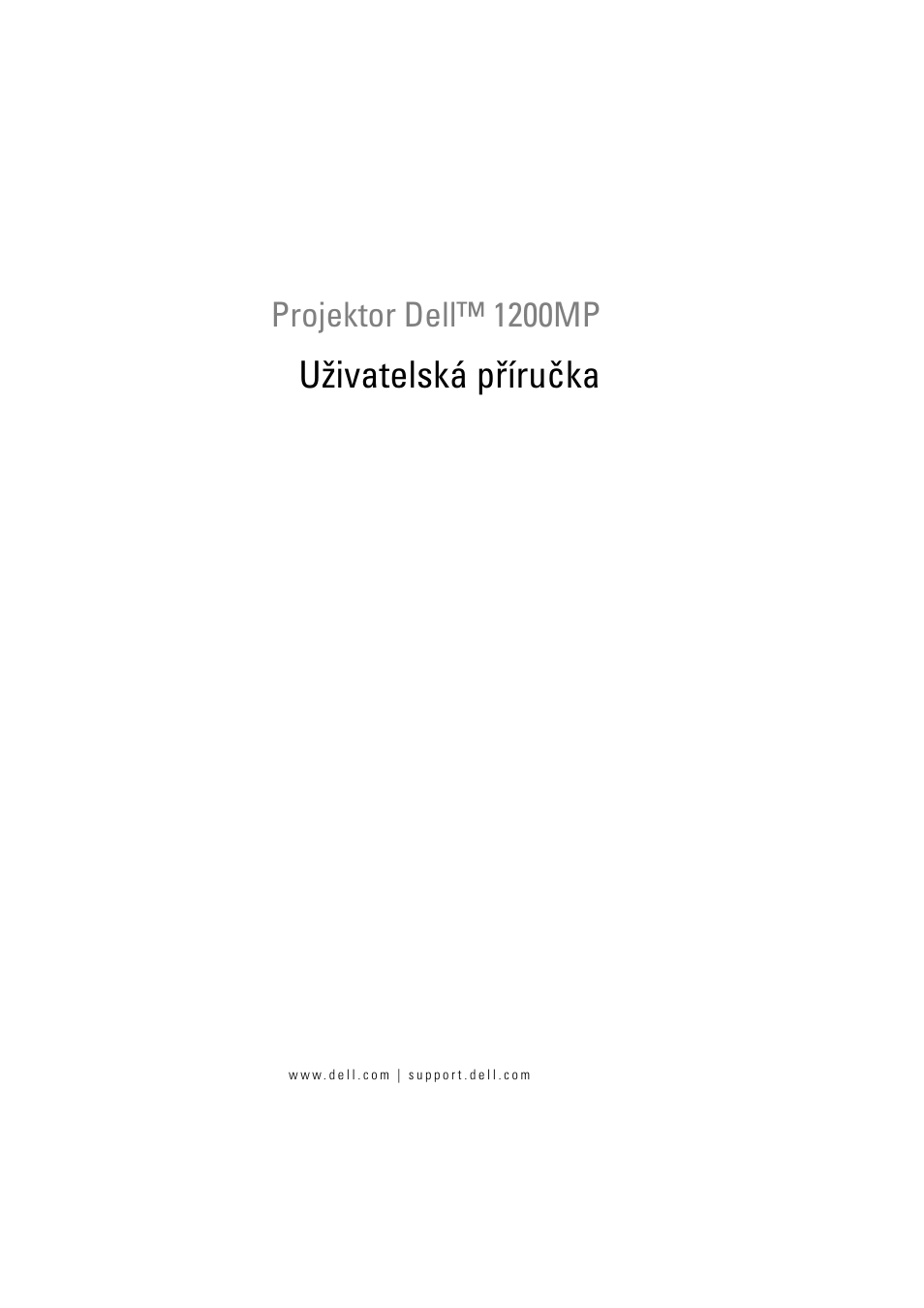 Projektor dell™ 1200mp, Uživatelská příručka | Dell Projector 1200MP User Manual | Page 783 / 904