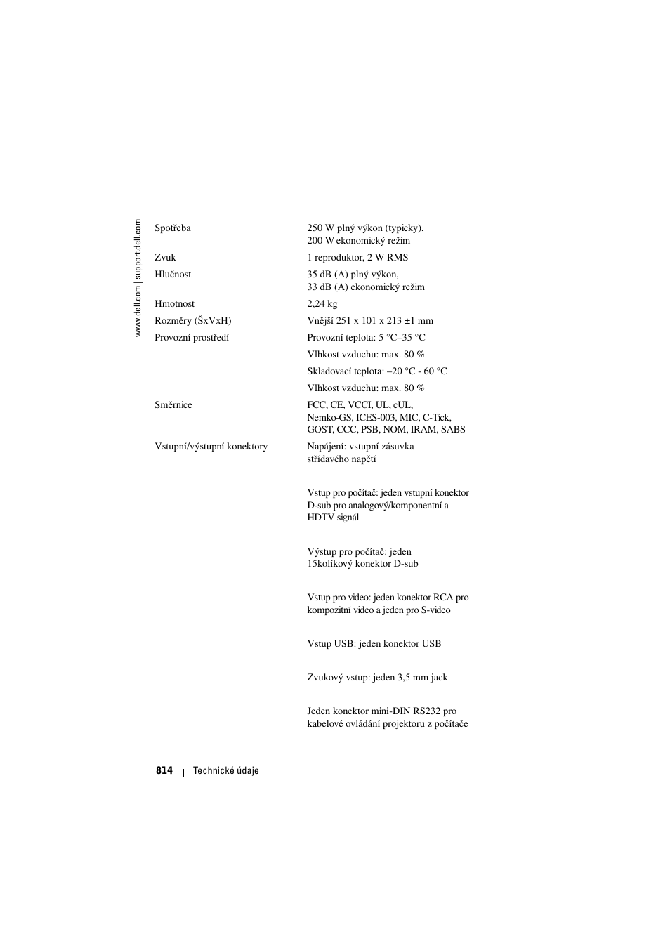 Dell Projector 1200MP User Manual | Page 814 / 904