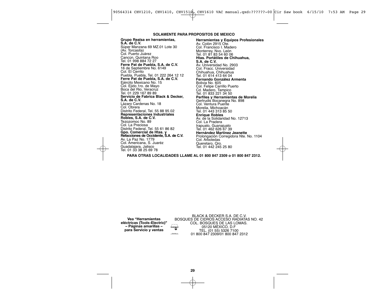 Si funciona… y funciona muy bien | Black & Decker CHV1510 User Manual | Page 29 / 32