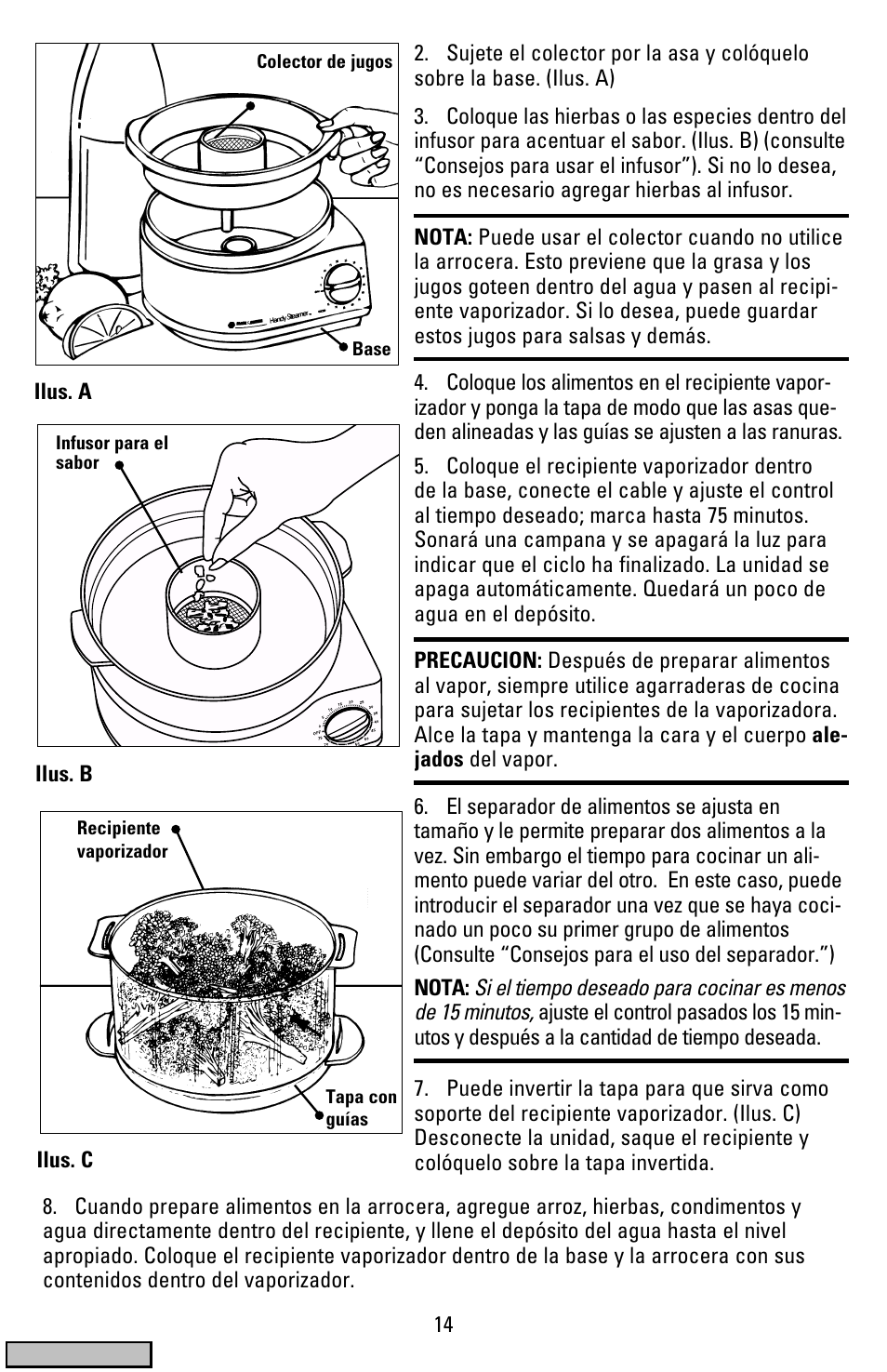 Black & Decker HS900 User Manual | Page 14 / 32