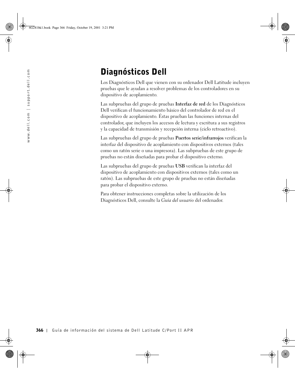 Diagnósticos dell | Dell C/Port II APR User Manual | Page 368 / 438