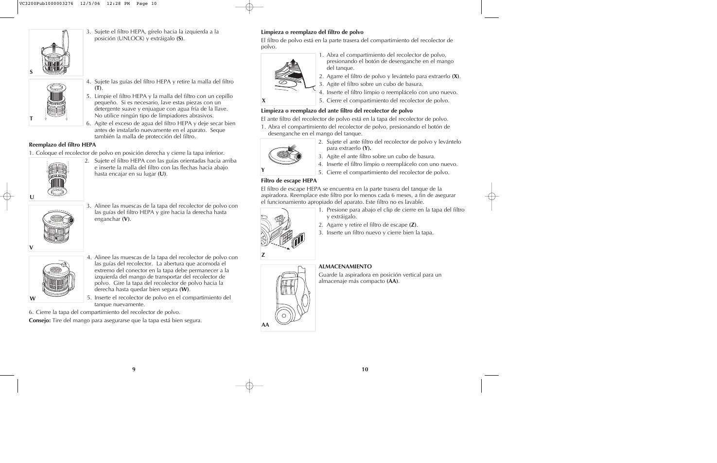 Black & Decker VC3200 User Manual | Page 6 / 14