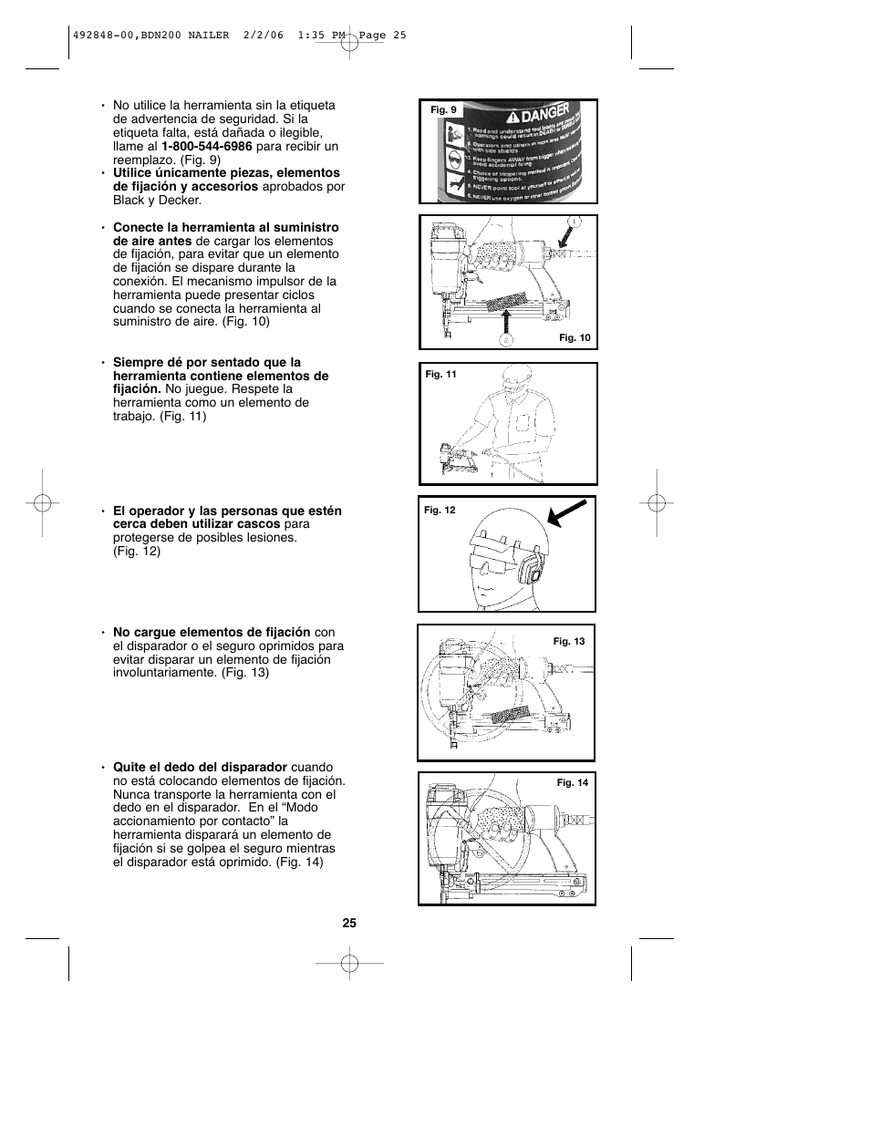 Black & Decker BDN200 User Manual | Page 25 / 34