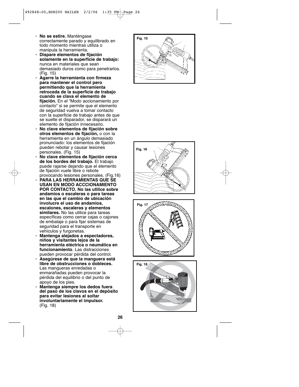 Black & Decker BDN200 User Manual | Page 26 / 34