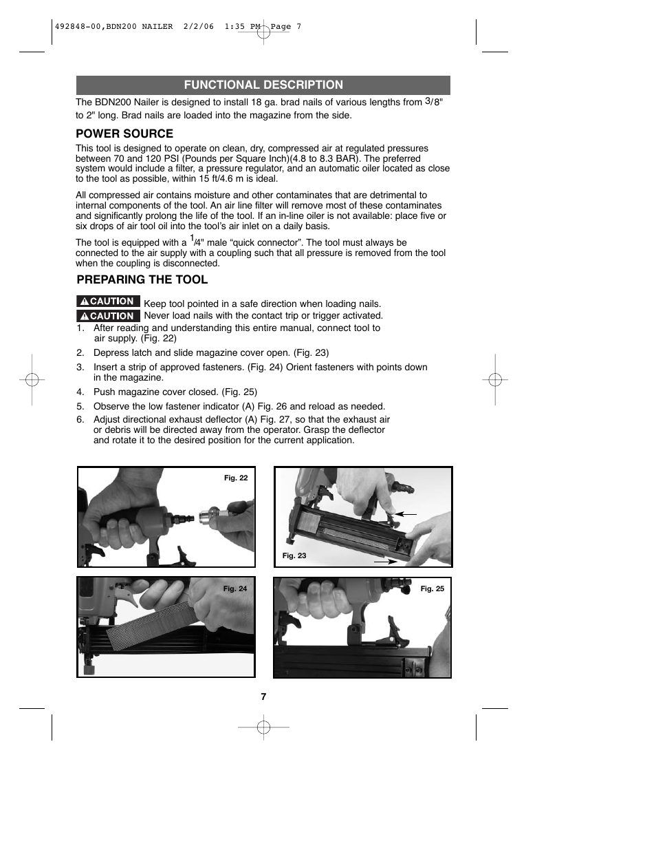 Black & Decker BDN200 User Manual | Page 7 / 34