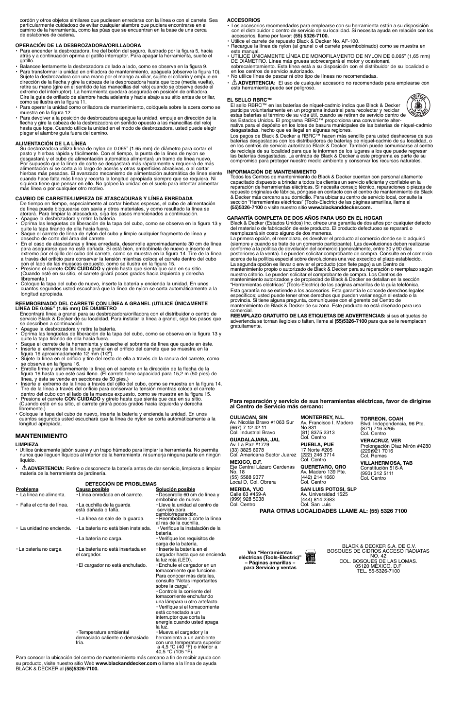 Black & Decker 90509965 User Manual | Page 7 / 7