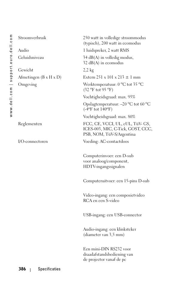 Dell 1100MP User Manual | Page 386 / 976