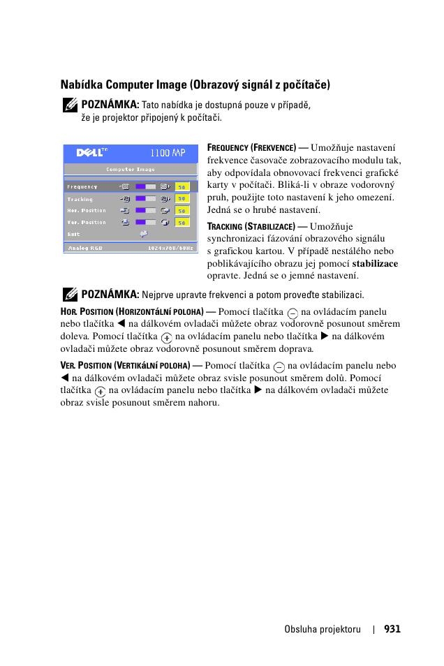 Poznámka | Dell 1100MP User Manual | Page 931 / 976