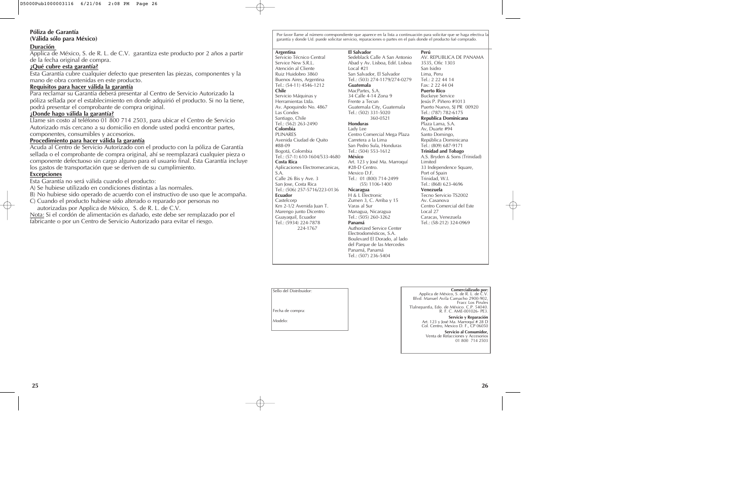 Black & Decker D5500 User Manual | Page 14 / 15