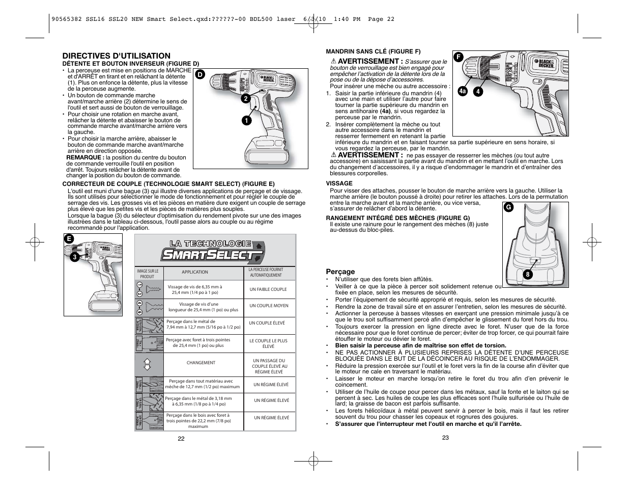 Black & Decker SSL20 User Manual | Page 12 / 21