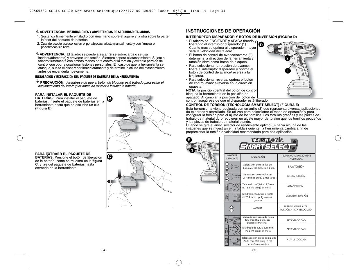 Black & Decker SSL20 User Manual | Page 18 / 21