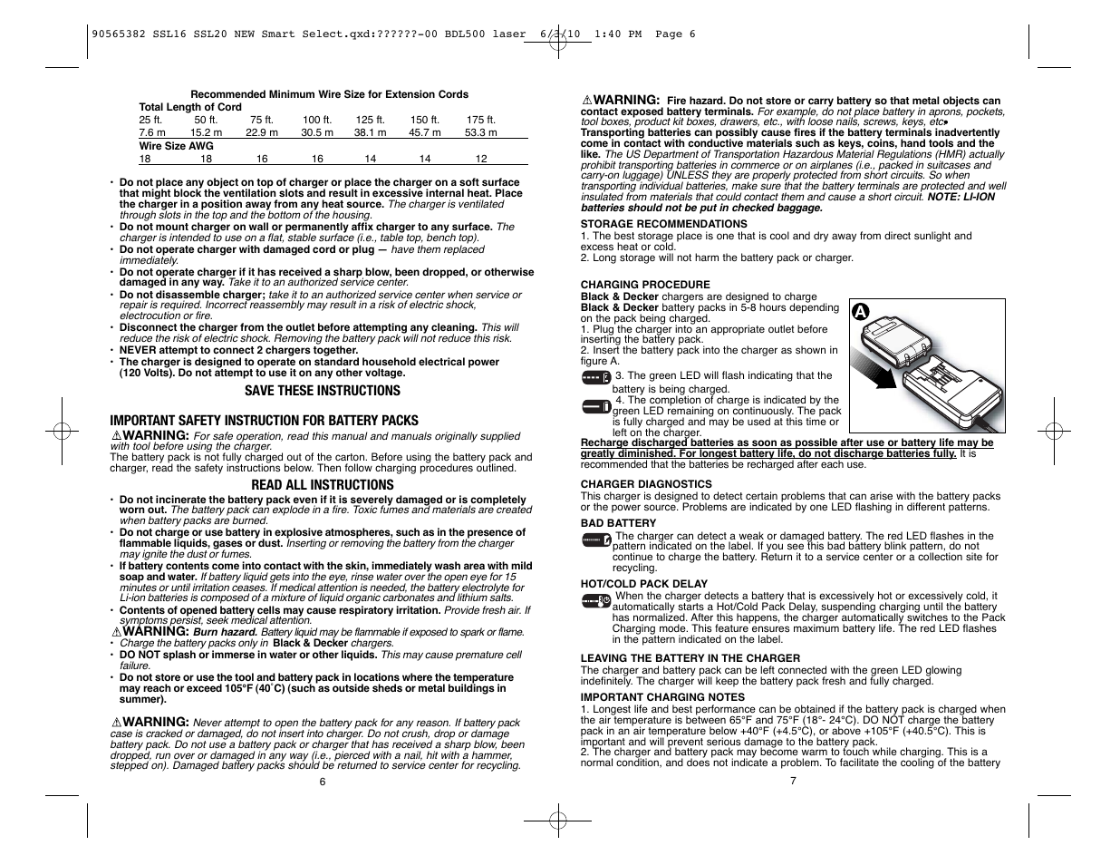Black & Decker SSL20 User Manual | Page 4 / 21