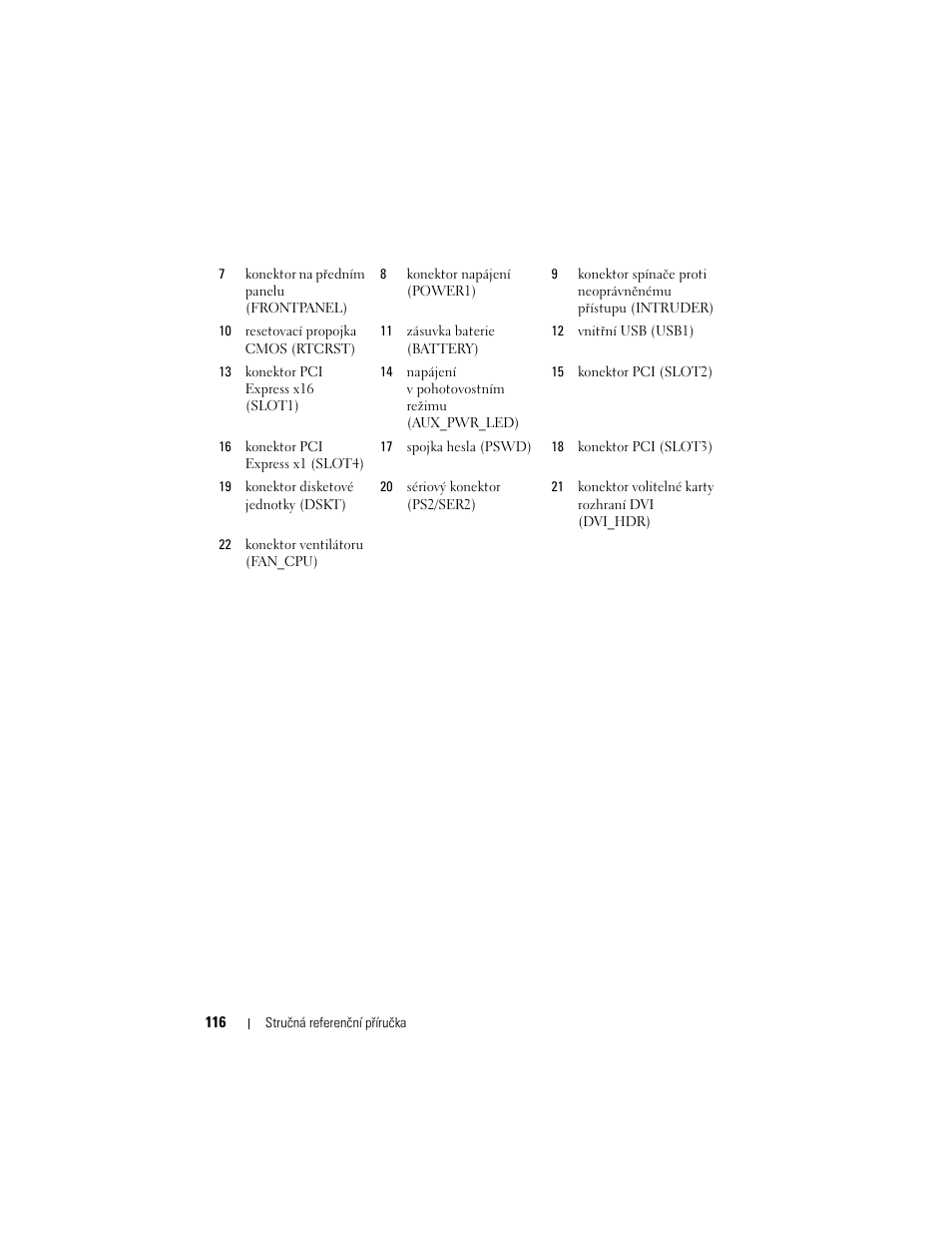 Dell OptiPlex 740 User Manual | Page 116 / 532
