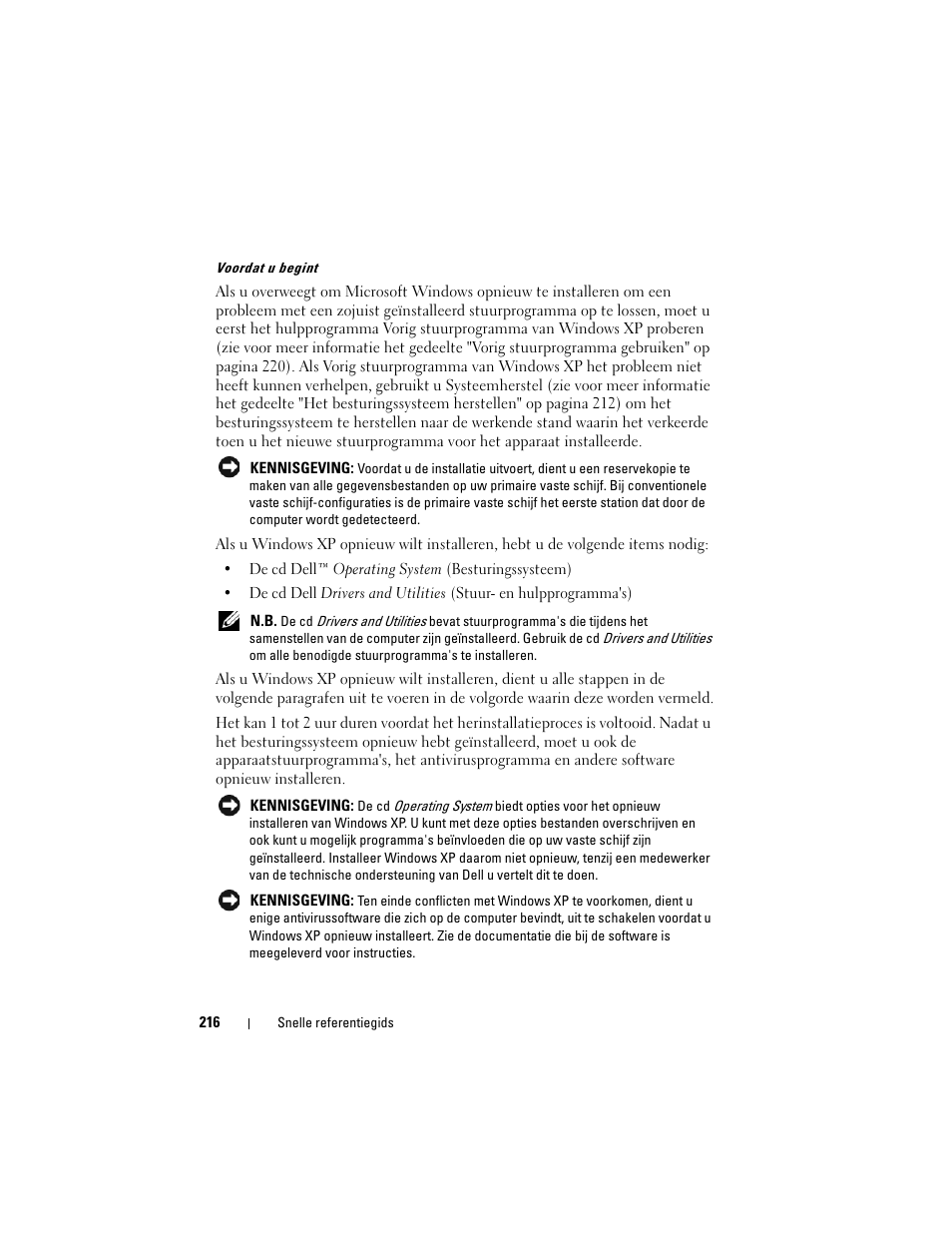 Dell OptiPlex 740 User Manual | Page 216 / 532