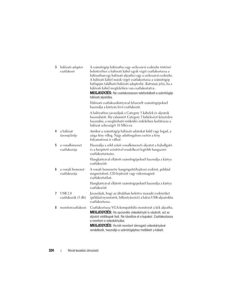 Dell OptiPlex 740 User Manual | Page 324 / 532