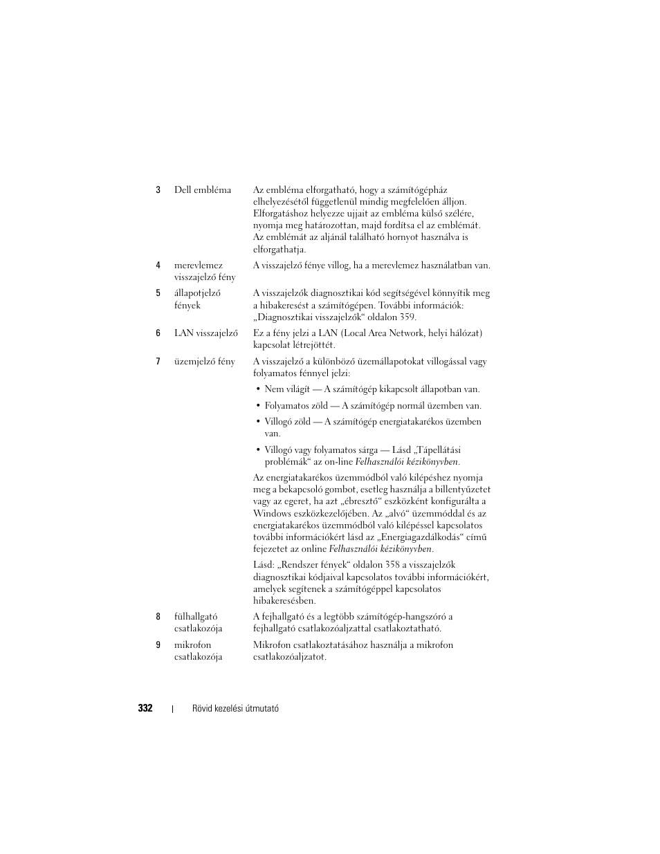 Dell OptiPlex 740 User Manual | Page 332 / 532