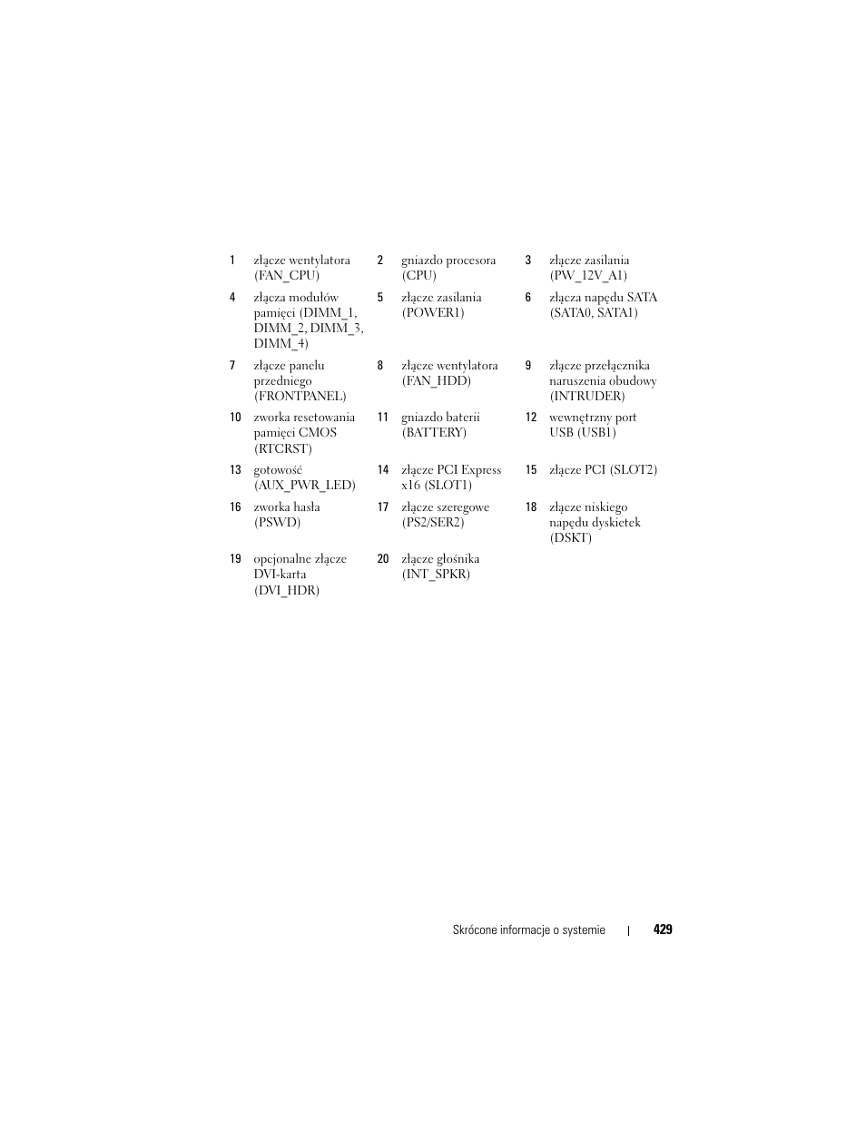Dell OptiPlex 740 User Manual | Page 429 / 532