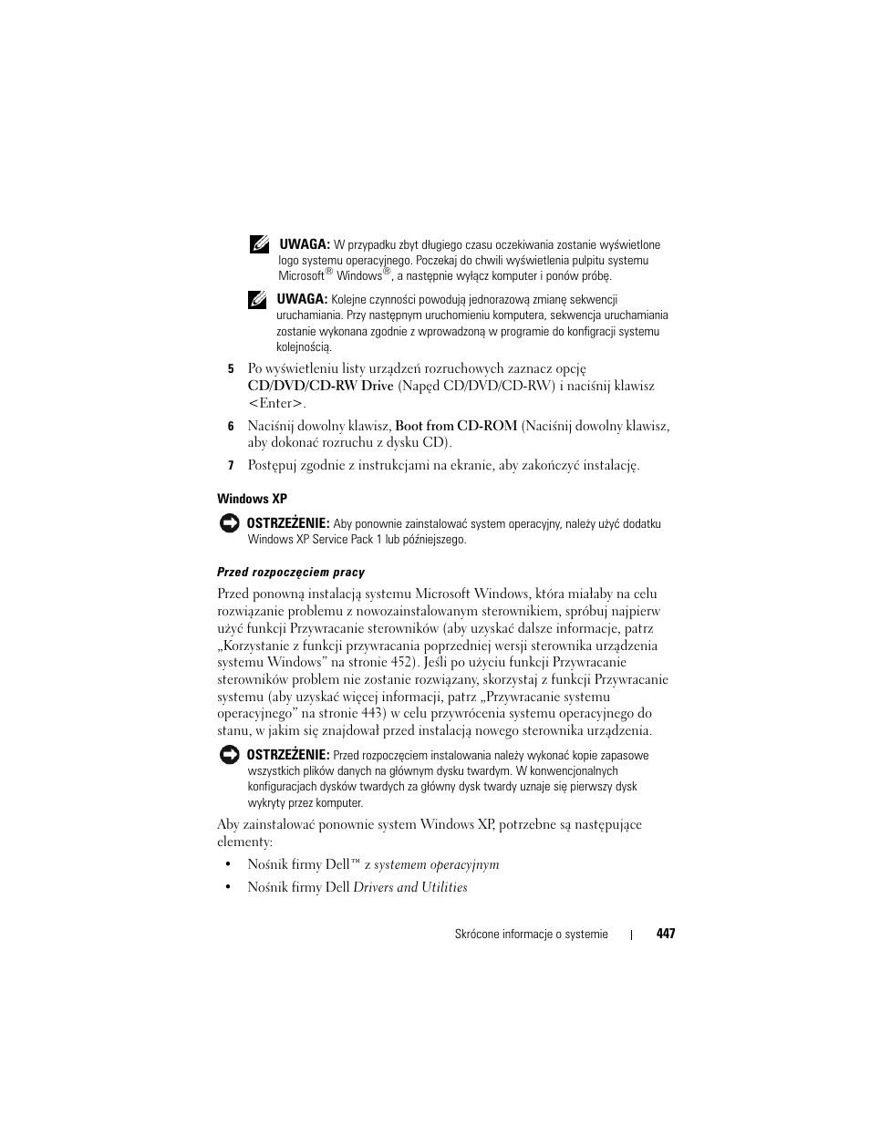 Dell OptiPlex 740 User Manual | Page 447 / 532