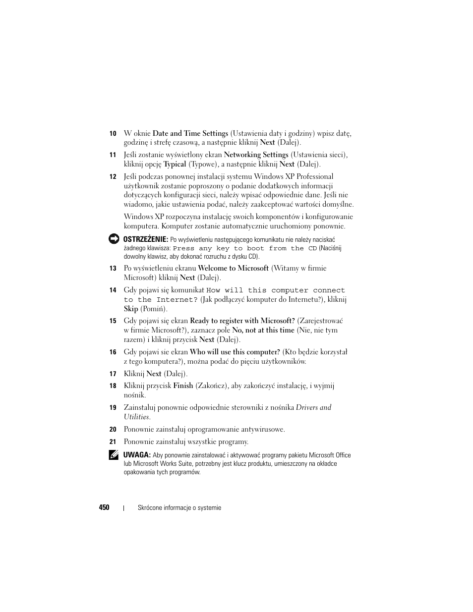 Dell OptiPlex 740 User Manual | Page 450 / 532