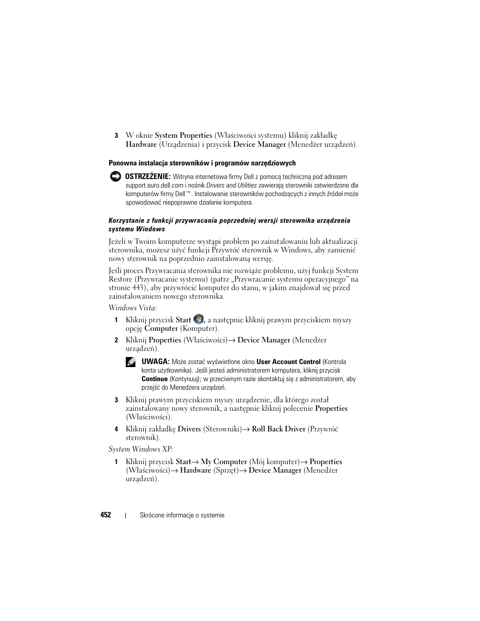 Dell OptiPlex 740 User Manual | Page 452 / 532