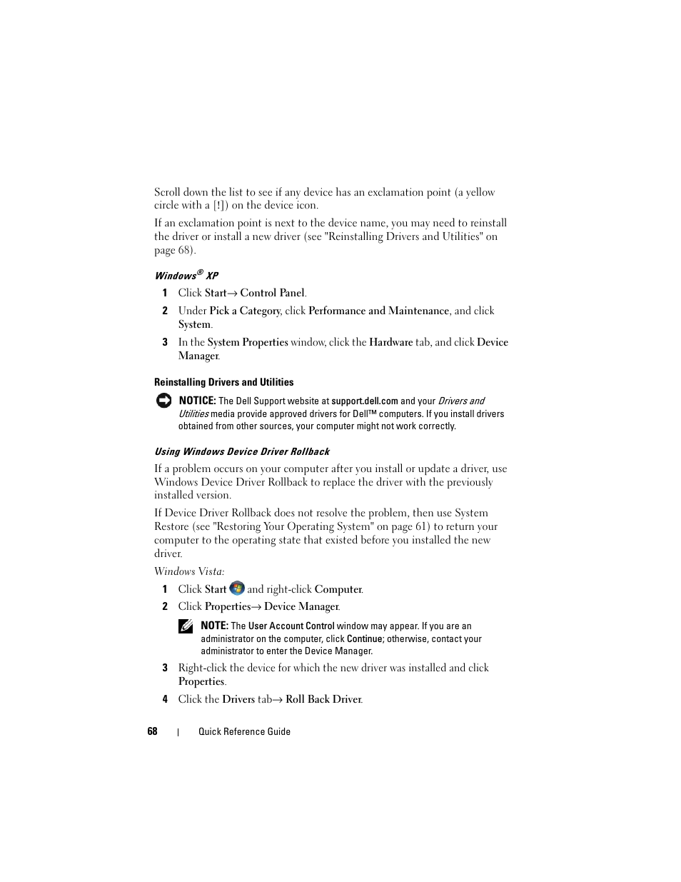 Dell OptiPlex 740 User Manual | Page 68 / 532